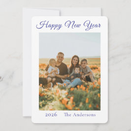 Happy New Year Photo Feiertagskarte