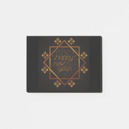 Happy New Year Post-it Klebezettel