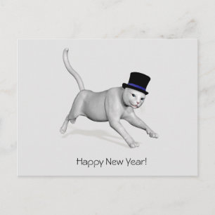 Happy New Year Postcard Postkarte