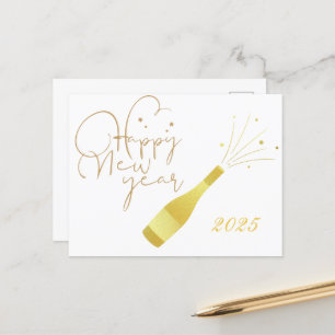 HAPPY NEW YEAR POSTCARD POSTKARTE
