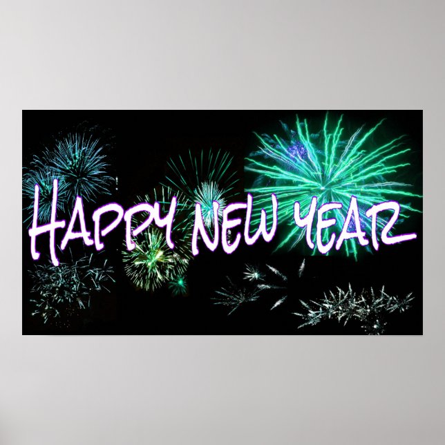 Happy New Year Poster (Vorne)