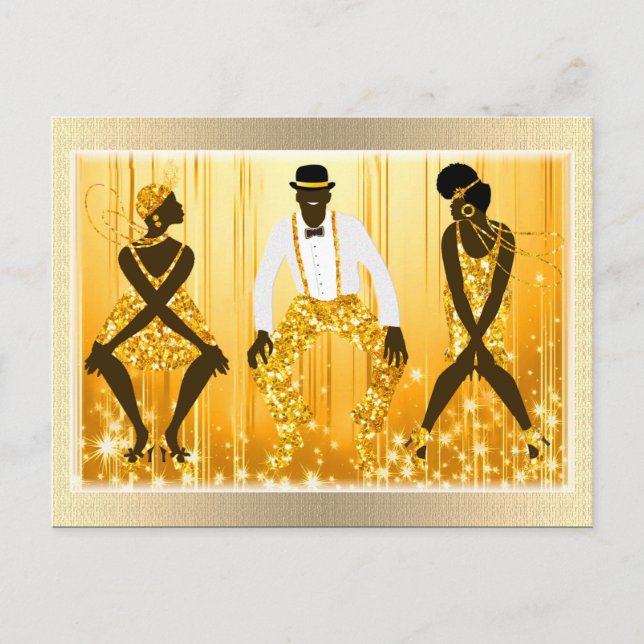 Happy New Year Postkarte (Vorderseite)