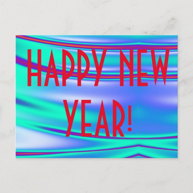 HAPPY NEW YEAR! POSTKARTE (Vorderseite)