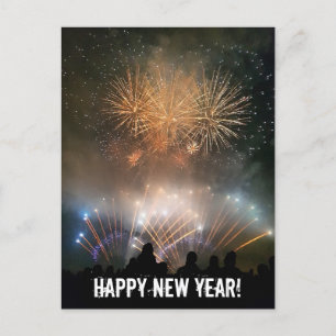 Happy New Year Postkarte