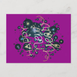Happy New Year Postkarte