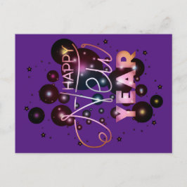Happy New Year Postkarte