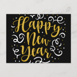 Happy New Year Postkarte