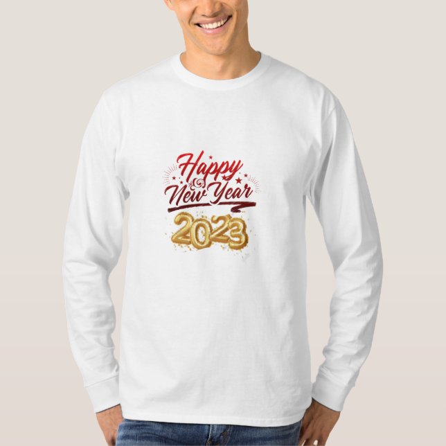 Happy New Year Premium T - Shirt (Vorderseite)