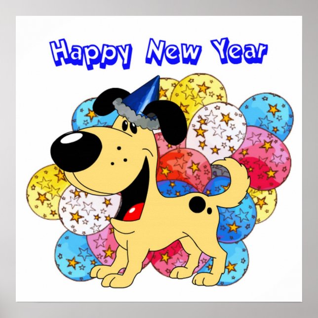 Happy New Year Pup! Poster (Vorne)
