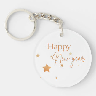 Happy New Year Quote Keychain Schlüsselanhänger