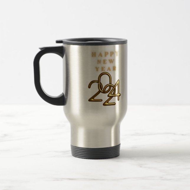 Happy New Year Reisebecher (Links)