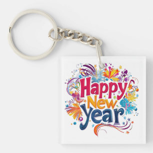 Happy New Year Schlüsselanhänger
