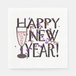 Happy New Year Serviette