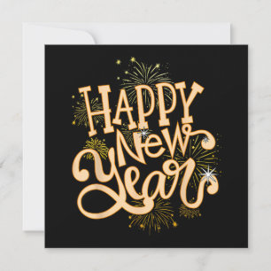 Happy New Year Silvester Party Frauen Männer Famil Einladung