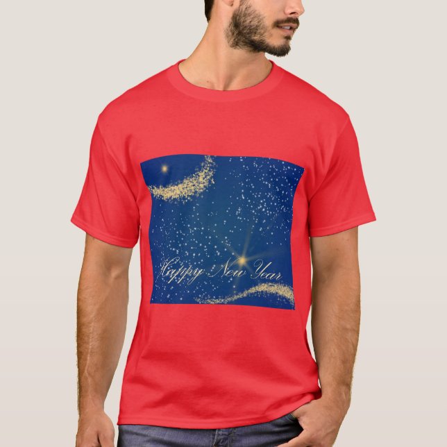 Happy New Year Sky T - Shirt (Vorderseite)