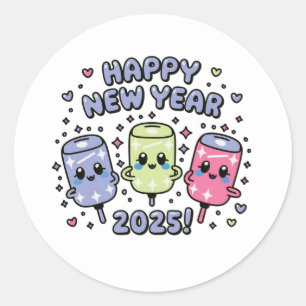 Happy New Year Sticker