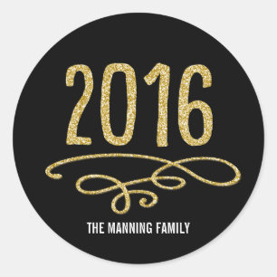 Happy New Year Sticker 2016