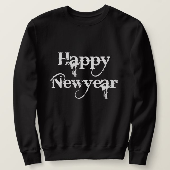 Happy New Year Sweatshirt (Design vorne)