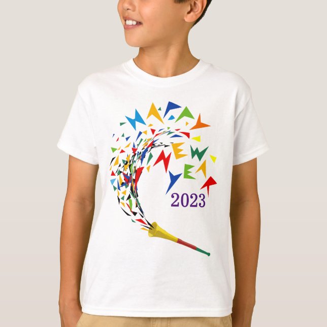 Happy New Year T - Shirt (Vorderseite)