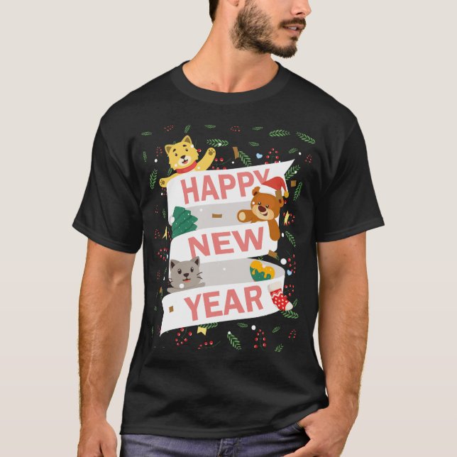 Happy new year T-Shirt (Vorderseite)