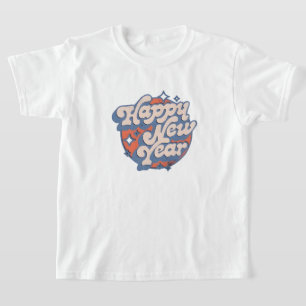 "Happy New Year" T - Shirt - Festivals und Fun Des