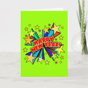 Happy New Year T-shirts, Beer Steins, Party Favors Feiertagskarte