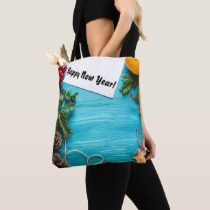 Happy New Year Tasche Geschenke Bag Holiday Cookie