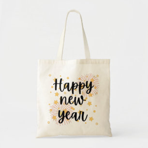 Happy New Year Tragetasche