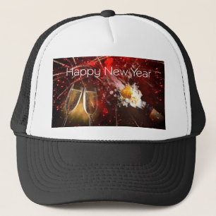 Happy-New-Year- Truckerkappe