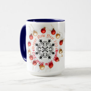 Happy New year Two-Tone-Tasse Tasse