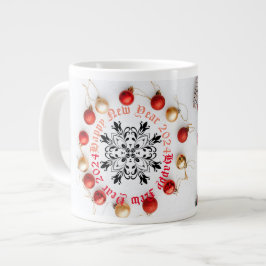 Happy New year Two-Tone white Coffee Tasse