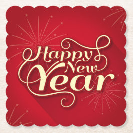 Happy New Year Untersetzer
