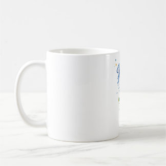 Happy New Year Watercolor Coffee Mug Kaffeetasse