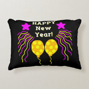 Happy New Year wünscht Accent Pillow Dekokissen