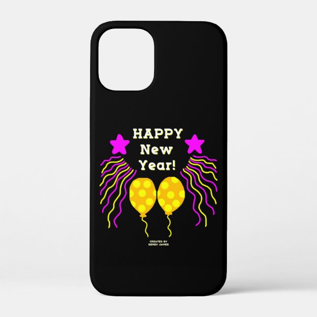Happy New Year wünscht Apple iPhone 12 Mini-Fall Case-Mate iPhone Hülle (Rückseite)