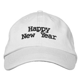 Happy New Year wünscht Printed-Hat handsome Eve Bestickte Baseballkappe