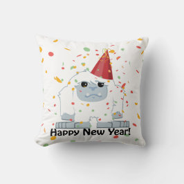 Happy New Year Yeti Kissen