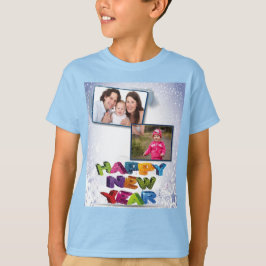 Happy New Year's Add Your Fotos Kids T-Shirt