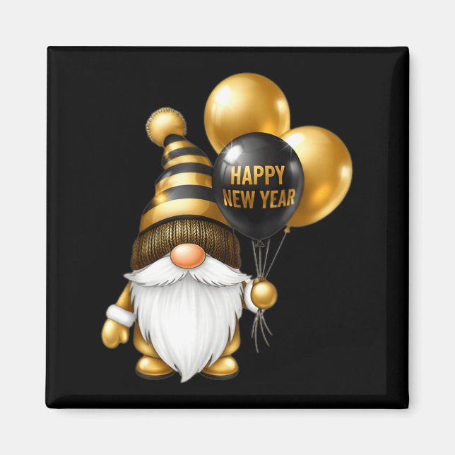 Happy New Years Eve 2026 Party Gnomes Matching Fam Magnet (Vorne)