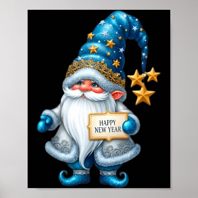 Happy New Years Eve 2026 Party Gnomes Matching Fam Poster (Vorne)