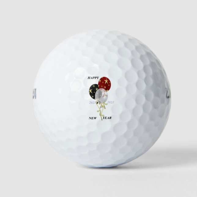 Happy New Years Golfball (Vorderseite)
