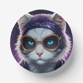 Happy New Year's Party - Cat in Disguise Pappteller