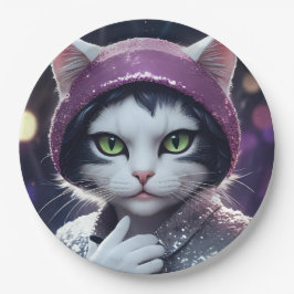 Happy New Year's Party - Cat in Disguise Pappteller