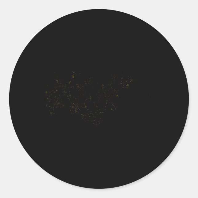 Happy New Years Simple Calligraphy Script T Shirt  Runder Aufkleber (Vorderseite)