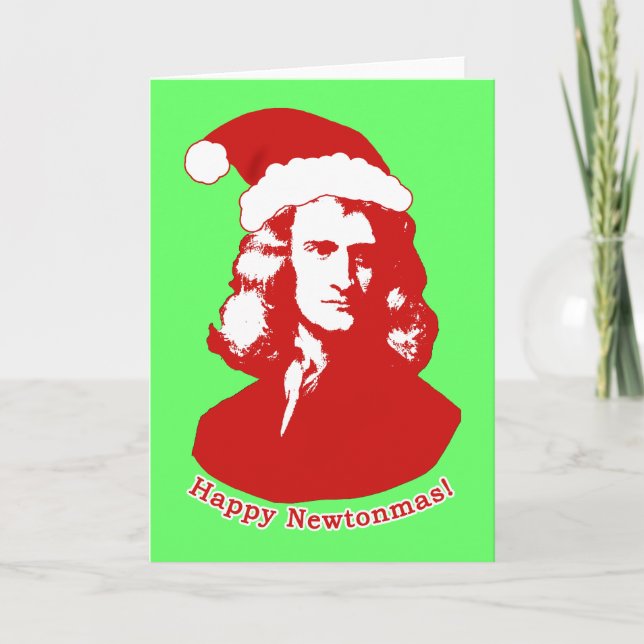 Happy Newtonmas Card für Urlaub Feiertagskarte (Vorderseite)