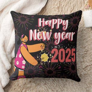 Happy Newyear 2025 Kissen
