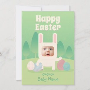 Happy Niedlich Baby Bunny 1. Oster Feiertagskarte