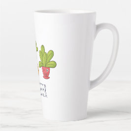 Happy Niedlich Cactus in Blume Pots Fun Illustrati Milchtasse