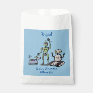 Happy niedliche Roboter Trio-Cartoon Geschenktütchen