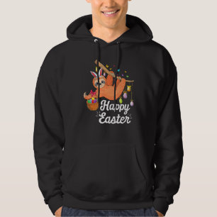 Happy Niedliche Schlampe mit sonnigen Ohren & Eier Hoodie